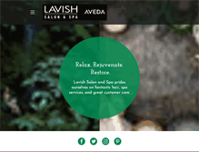 Tablet Screenshot of lavishsalonspawhitby.com